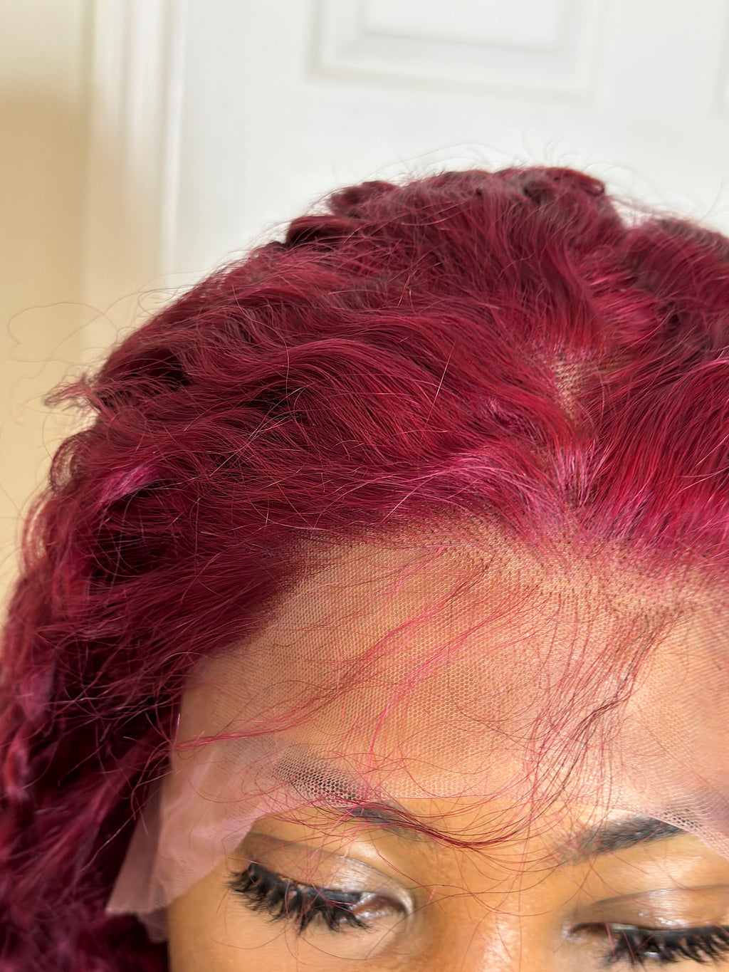 Madaam Vietnamese Raw 99J transparent 13*6 wig