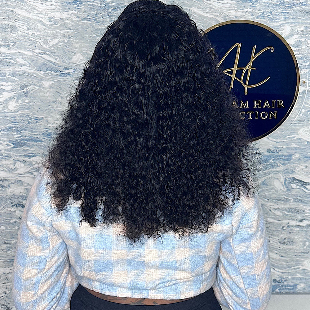 Madaam BMW Curly Frontal Bob Wig 13*4